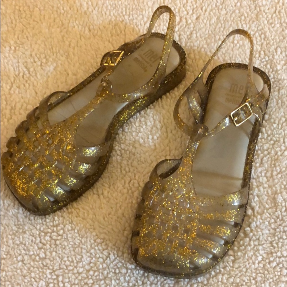 Gold Mini Melissa’s girls size 1